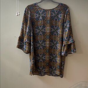 DR2 Multicolor Floral Print Top